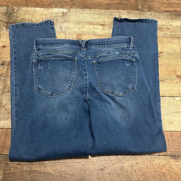 Democracy Absolution Women's Medium Wash Tummy Control Straight Leg Jeans Sz 12 - Picture 6 of 6